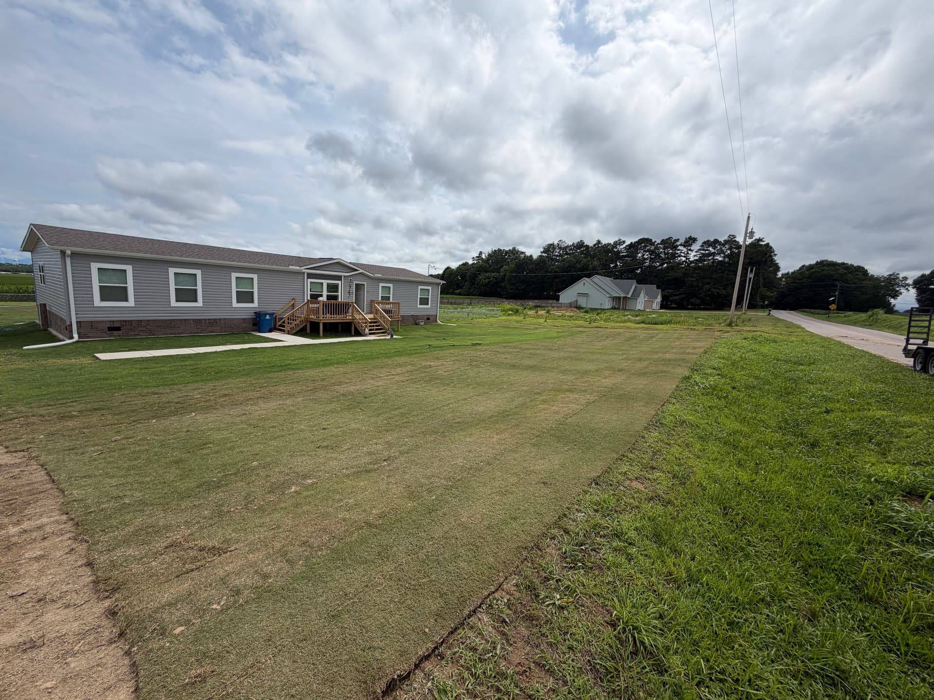 Fresh Sod Installation Wraps Up a Front Yard in Covington image