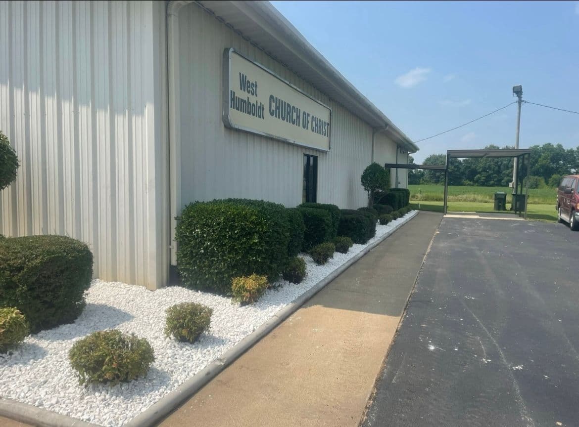 Landscaping Makeover at West Humboldt Church of Christ
